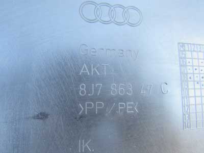 Audi TT Mk2 8J OEM Rear Trunk Tail Trim Panel 8J7863471C Convertible 2008-20154